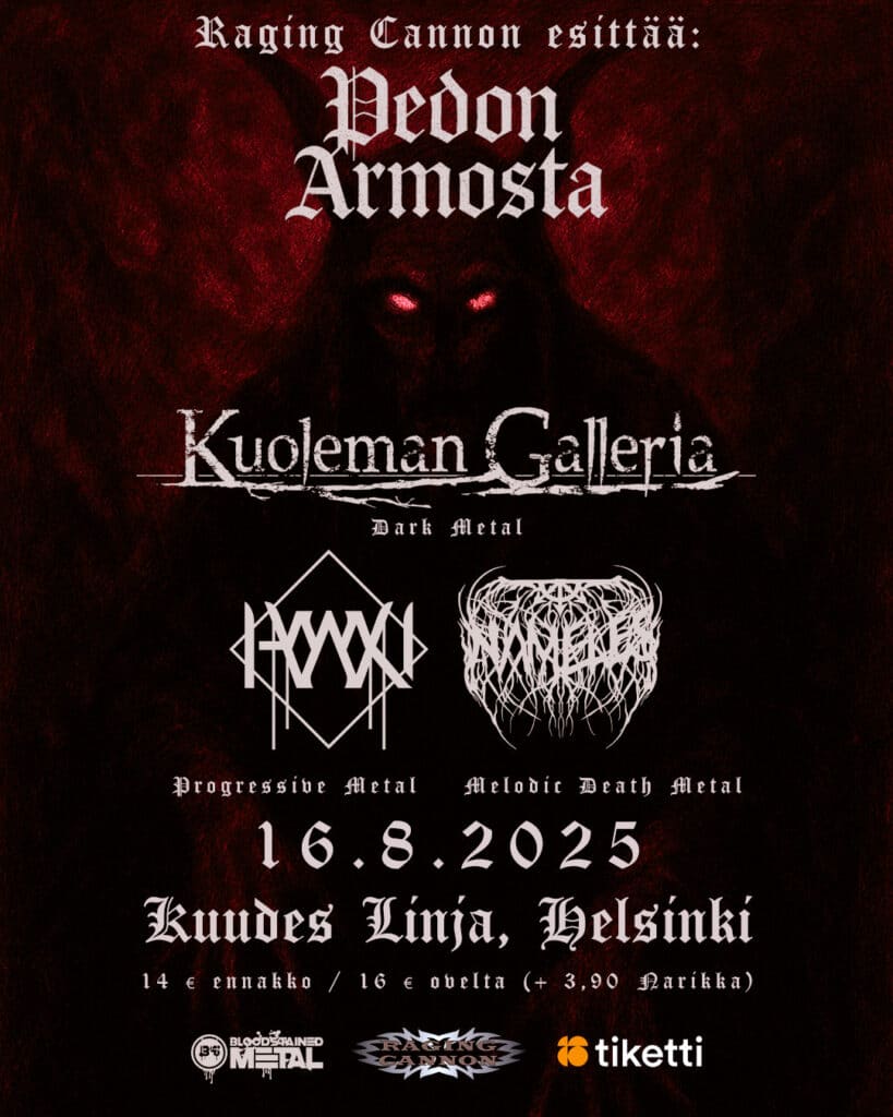 Bloodstained Metal Raging Cannon Kuoleman Galleria Hollow Born Nameles
