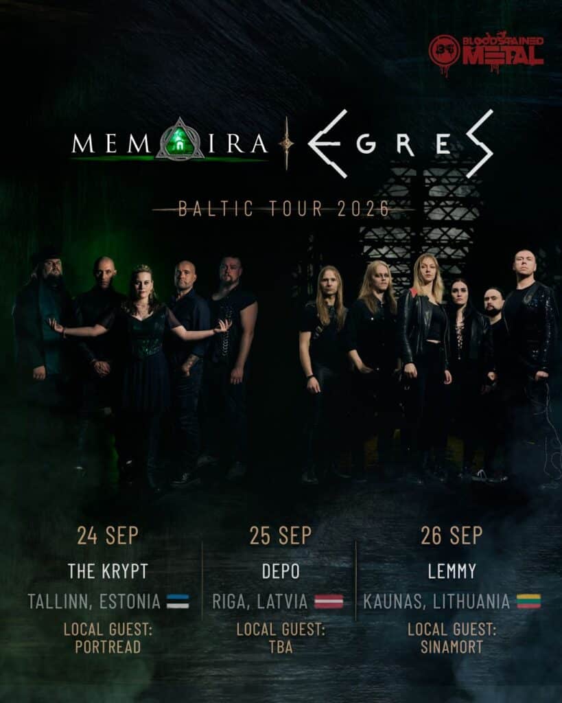 Egres + Memoira, Bloodstained Metal Tour